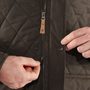 Övik Wool Padded Jacket M Dark Olive