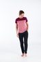 Norang Woman Tee, Foxglove/Beetroot