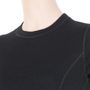 MERINO DF women's T-shirt neck sleeve black