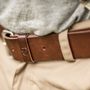 Singi Belt 4 cm Leather Cognac