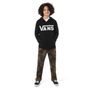 BOYS VANS CLASSIC ZIP HOODIE (8-14 roků) Black-White