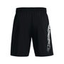 Woven Graphic Shorts, black