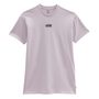 WM CENTER VEE TEE DRESS, LAVENDER FOG