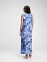 977625-00 Lněné batikované šaty Modrá