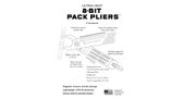 8-BIT PACK PLIERS ČERNÁ