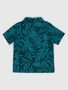 859713-00 Dětská bavlněná košile palm Tmavě modrá