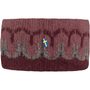 Övik Path Knit Headband, Dark Garnet-Mesa Purple