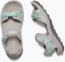 TERRADORA II OPEN TOE SANDAL W, light grey/ocean wave