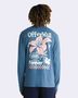 PETAL AND PEST LS TEE COPEN BLUE