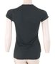 MERINO ACTIVE women's T-shirt neck sleeve black
