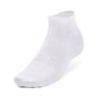 UA Essential 3pk Qtr Yth, White