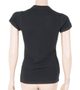 MERINO DF women's T-shirt neck sleeve black