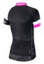 ROSE women's neck sleeve, black and pink