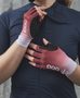 Deft Short Glove Gradient Garnet Red