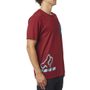 Displaced Ss Tee Heather Red
