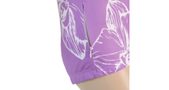 CYKLO FLOWERS ladies jersey neck sleeve purple