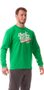 NBFMT5940 SPIKE amazonská zelená - pánské tričko s dlouhým rukávem