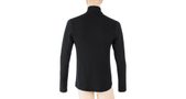 MERINO EXTREME men's long sleeve zipped shirt black