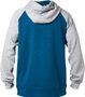 Recoiler Zip Fleece, heather maui blue