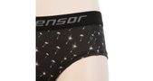 MERINO IMPRESS ladies panties black/pattern