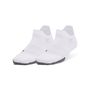 UA Breathe 2 No Show Tab 2pk, White