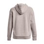 Essential Fleece Hoodie, Gray/white