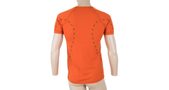 MERINO AIR men's shirt neck sleeve dark orange