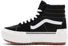 UA SK8-Hi Stacked (suede/canvas), black/blanc de blanc