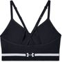 UA Seamless Low Long Bra, Black