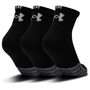 UA Heatgear Quarter 3pk, Black