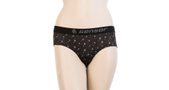 MERINO IMPRESS ladies panties black/pattern