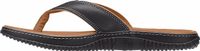 Hilo Flip M, raven - men's leather flip flops