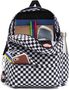 MN OLD SKOOL CHECK BACKPACK 22, BLACK-WHITE