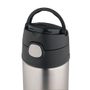 Baby thermos with straw 355 ml train