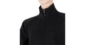 MERINO UPPER women's full-zip sweatshirt black