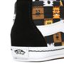 INFANT ANIMAL CHECKERBOARD SK8-HI CRIB SHOES (0-1 YEAR), (Animal Checkerboard) Black/True White