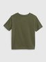 774154-00 Dětské tričko s logem Zelená