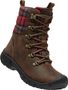 GRETA BOOT WP WOMEN dark brown/red plaid