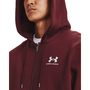 UA Essential Fleece FZ Hood-RED