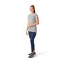 W MERINO SHORT SLEEVE TEE, light gray heather