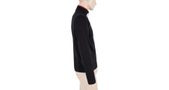 MERINO UPPER men's full-zip sweatshirt black