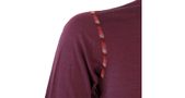 MERINO AIR ladies long sleeve shirt dark burgundy