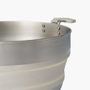 Detour Stainless Steel Collapsible Pot - 5L, Moonstruck Grey