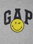 485831-01 Dětské tričko GAP & Smiley® Šedá