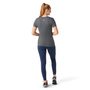 W SHORT SLEEVE TEE SLIM FIT, charcoal heather