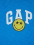 485831-00 Dětské tričko GAP & Smiley® Modrá