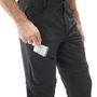 TREKKER STR ZIP OFF PT M BLACK - NOIR