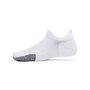 UA Breathe 2 No Show Tab 2pk, White