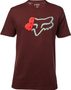 Zerio Ss Premium Tee, dark maroon