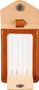 Leather Luggage Tag Leather Cognac